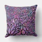 抽象芸術印象派葉 クッション (裏面)