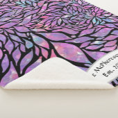 抽象芸術印象派葉 シェルパブランケット (3/4)