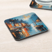 抽象芸術印象港 コースター (左側)