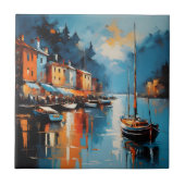 抽象芸術印象港 タイル (正面)