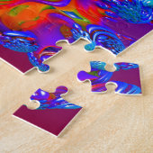抽象芸術反射 ジグソーパズル (側面)