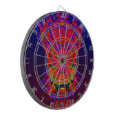 抽象芸術反射 ダーツボード (正面左)