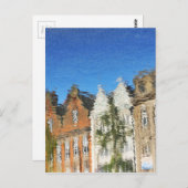 抽象芸術反射 ポストカード (正面/裏面)