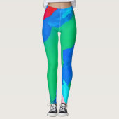 抽象芸術反射 レギンス (正面)