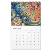 抽象芸術収集 カレンダー (1月 2026)