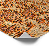 抽象芸術古グランジい壁の背景要約、要約 ポスター (角)