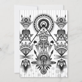 抽象芸術古代先住民インディアン部族