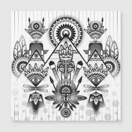 抽象芸術古代先住民インディアン部族