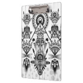 抽象芸術古代先住民インディアン部族 クリップボード (左)