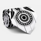 抽象芸術古代先住民インディアン部族 ネクタイ (ロール)