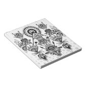 抽象芸術古代先住民インディアン部族 ノートパッド (アングル)