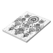 抽象芸術古代先住民インディアン部族 ノートパッド (回転)