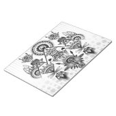 抽象芸術古代先住民インディアン部族 ノートパッド (アングル)