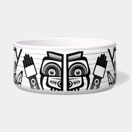 抽象芸術古代先住民インディアン部族 ボウル