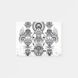 抽象芸術古代先住民インディアン部族 ポストイット