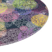 抽象芸術可愛い水玉模様サークル カッティングボード (角)