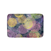 抽象芸術可愛い水玉模様サークル バスマット (正面)