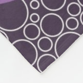 抽象芸術可愛い水玉模様サークル フリースブランケット (角)