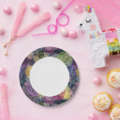 抽象芸術可愛い水玉模様サークル ペーパープレート (パーティー)