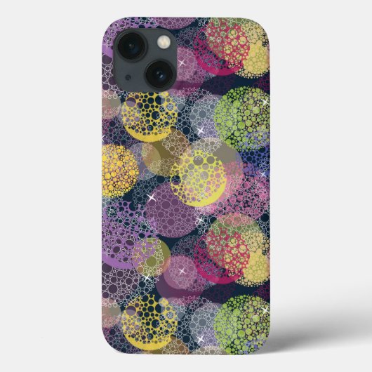 抽象芸術可愛い水玉模様サークル Case-Mate iPhoneケース (裏面)