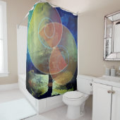 抽象芸術合成シャワーカーテン シャワーカーテン (インサイチュ)