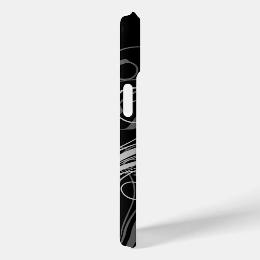 抽象芸術名の領域を持つ渦巻き旋回 Case-Mate iPhoneケース (裏面 / 右)