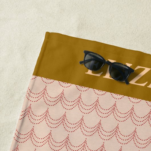 抽象芸術名フェイクChandelier Patren ビーチタオル (インサイチュ)