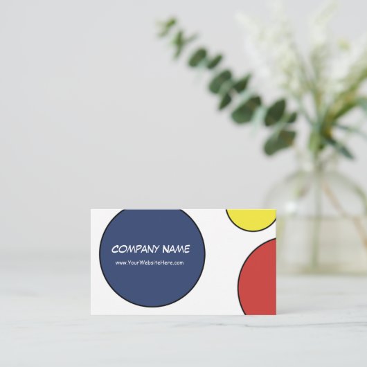 抽象芸術名刺 名刺 (スタンド正面)