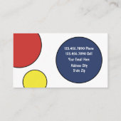 抽象芸術名刺 名刺 (裏面)