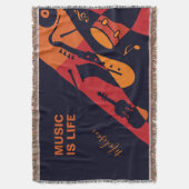 抽象芸術名前をカスタムすると文字スロー毛布 スローブランケット (正面縦)