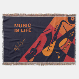 抽象芸術名前をカスタムすると文字スロー毛布 スローブランケット