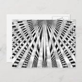 抽象芸術回路および日が差すことデザイン ポストカード (正面/裏面)