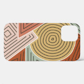 抽象芸術図形と線のイラストレーションp Case-Mate iPhoneケース (裏面 (横))