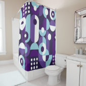 抽象芸術図形の形式抽象，アート，アートワーク，bac シャワーカーテン (インサイチュ)