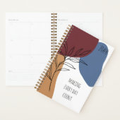 抽象芸術図形の毎日数 プランナー手帳 (ディスプレー)