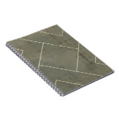 抽象芸術図形の設計図 ノートブック (右側)