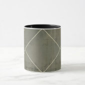 抽象芸術図形の設計図 マグカップ (中央)