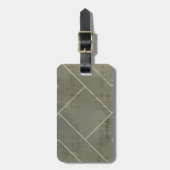 抽象芸術図形の設計図 ラゲッジタグ (正面縦)