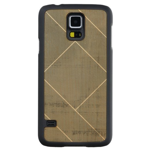 抽象芸術図形の設計図 CarvedメープルGalaxy S5スリムケース (裏面)