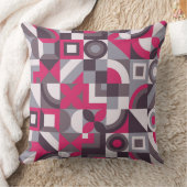 抽象芸術図形パターンスタイル枕。 クッション (ブランケット)