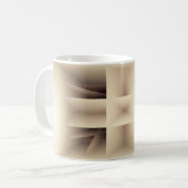 抽象芸術図形パターン コーヒーマグカップ (正面左)