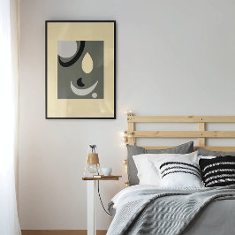 抽象芸術図形モダン ポスター