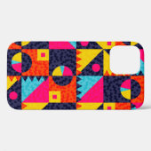 抽象芸術図形レトロカラフル Case-Mate iPhoneケース (裏面 (横))