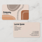 抽象芸術図形02 名刺 (正面/裏面)
