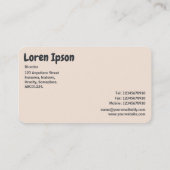 抽象芸術図形02 名刺 (裏面)