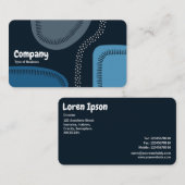 抽象芸術図形02a 名刺 (正面/裏面)