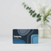 抽象芸術図形02a 名刺 (スタンド正面)