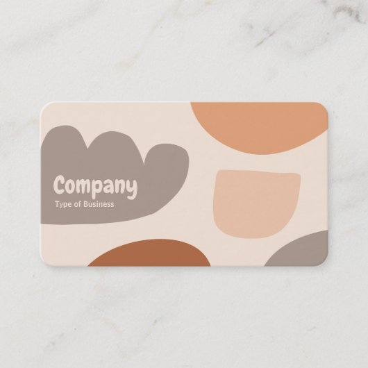 抽象芸術図形03 名刺 (正面)