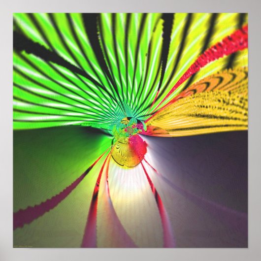 抽象芸術図形1.1a ポスター (正面)