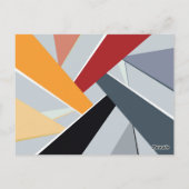 抽象芸術図形2 ポストカード (裏面)